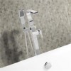Elda Square Floor Standing Bath Shower Mixer