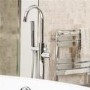 Elda Curved Freestanding Bath Shower Mixer