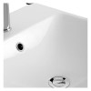 Vico White 1 Tap Hole Ceramic Wall Hung or Counter Top Basin 