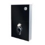 Wall Hung Black Glass Cabinet Cistern with push button