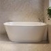 GRADE A2 - Freestanding Single Ended Right Hand Corner Bath 1600 x 780mm - Cove