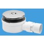 90mm x 25mm Water Seal Slim Shower Trap with 1½" Solvent Weld Outlet