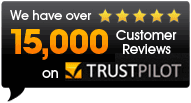 Over 15000 Trust Pilot Reviews