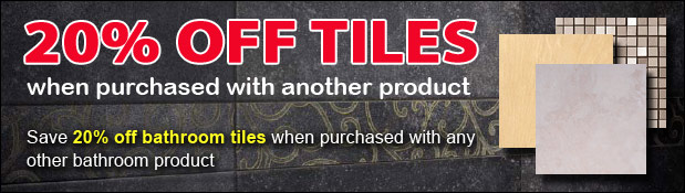 20% Off Bathroom Tiles