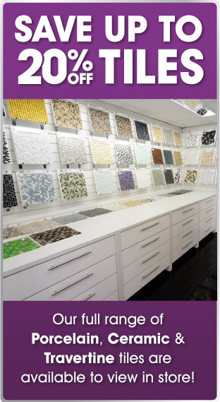 Save 20% on Tiles!