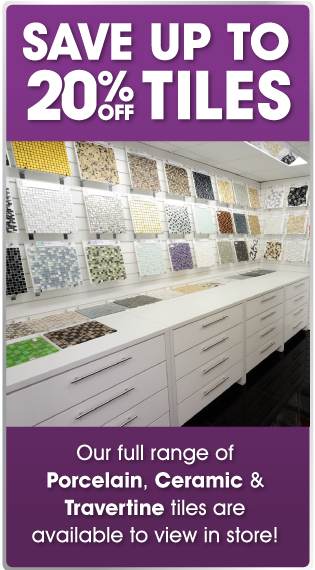 Save 20% on Tiles!