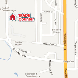Map Wigan Showroom