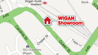 Map Wigan Showroom