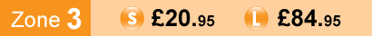 Zone 3 small item &pound;20.95 Large item &pound;84.95 delivery