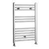 500 x 760 Beta Heat Curved Chrome Heated Towel Rail