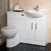 55 White Combination Unit