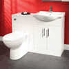 55 White Combination Unit