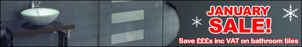 20% off tiles when you buy a bathroom suite!
