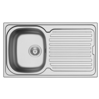 Boxed Open Taylor & Moore Stainless Steel Reversible Kitchen Sink 860 x 500mm