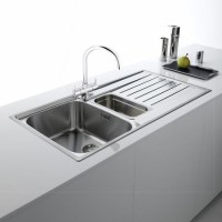 ONLY OPENED - Franke Argos 651 1.5 Bowl Inset Chrome Stainless Steel Kitchen Sink