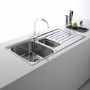 ONLY OPENED - Franke Argos 651 1.5 Bowl Inset Chrome Stainless Steel Kitchen Sink