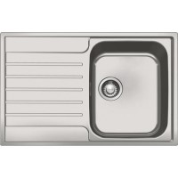 ONLY OPENED -  Franke Argos 611-78 Single Bowl Inset Chrome Stainless Steel Kitchen Sink