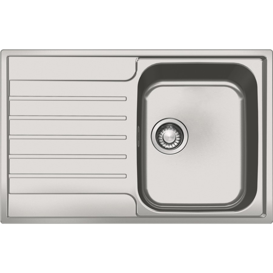 ONLY OPENED -  Franke Argos 611-78 Single Bowl Inset Chrome Stainless Steel Kitchen Sink
