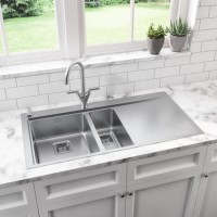 GRADE A2 - Taylor & Moore Oakley Right Handed Bowl and a Half Kitchen Sink
