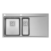 GRADE A2 - Taylor & Moore Oakley Right Handed Bowl and a Half Kitchen Sink - 1000mm x 520mm