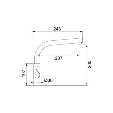 Franke Sion Dual Lever Monobloc Tap Chrome