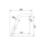 Franke Silk Steel Twin Lever Single-Flow Kitchen Mixer Tap - Cresta