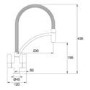 Franke Silk Steel Twin Lever Pull Out Kitchen Mixer Tap - Wave