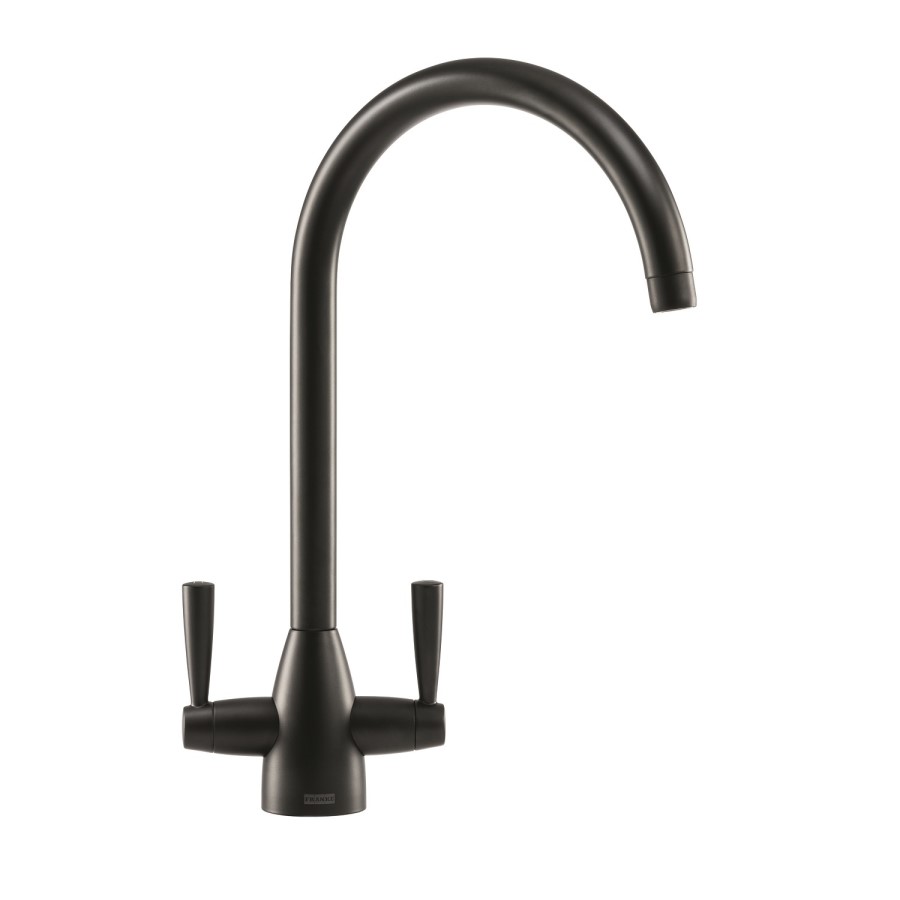Box Opened Franke Eiger Round Black Kitchen Tap