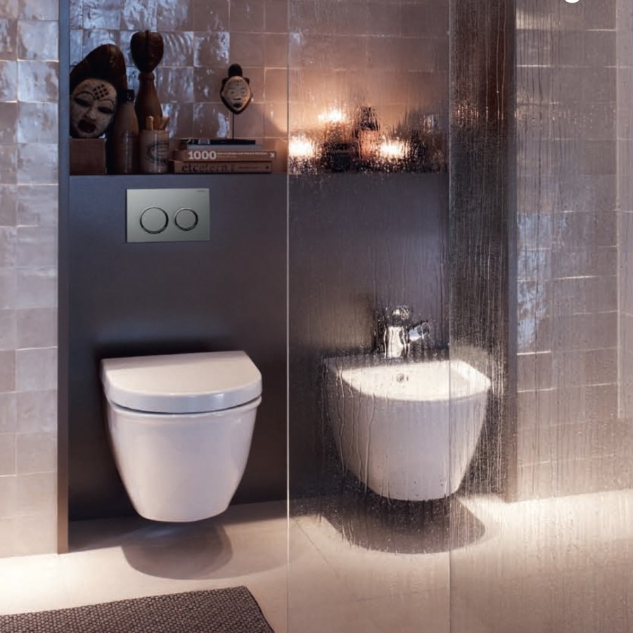 Geberit Kappa21 Flush Plate - Matt Chrome