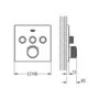 Grohe SmartControl Full Shower Set - 3 Outlet
