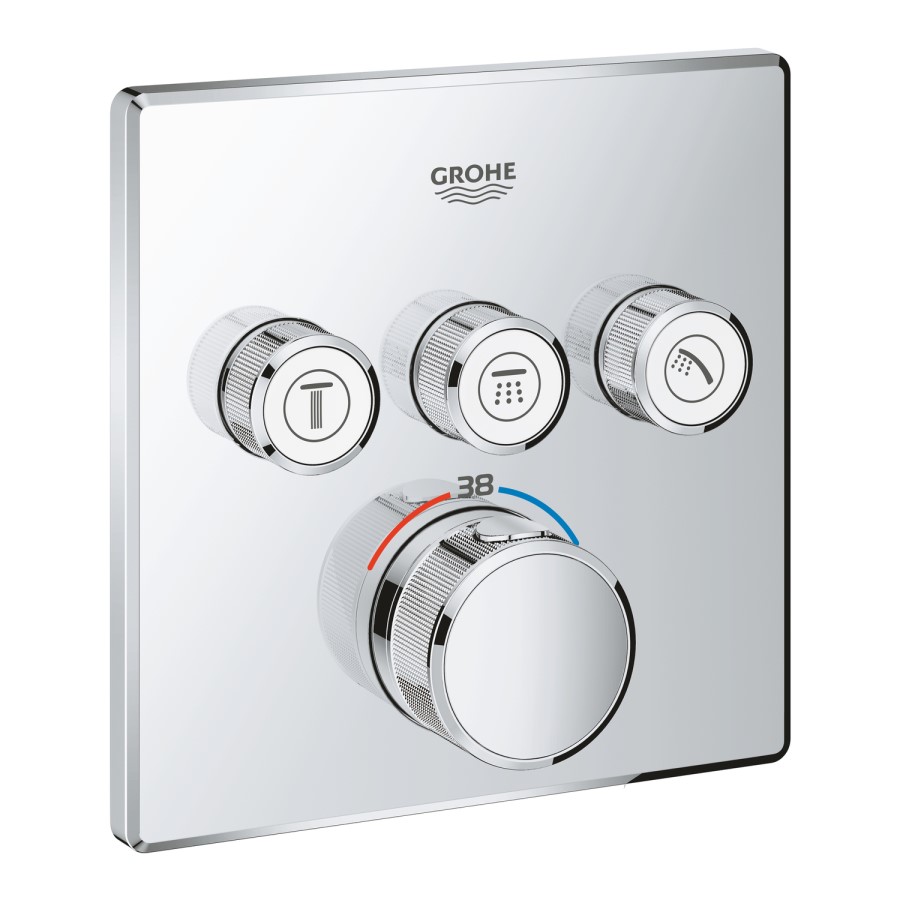 Grohe SmartControl Full Shower Set - 3 Outlet