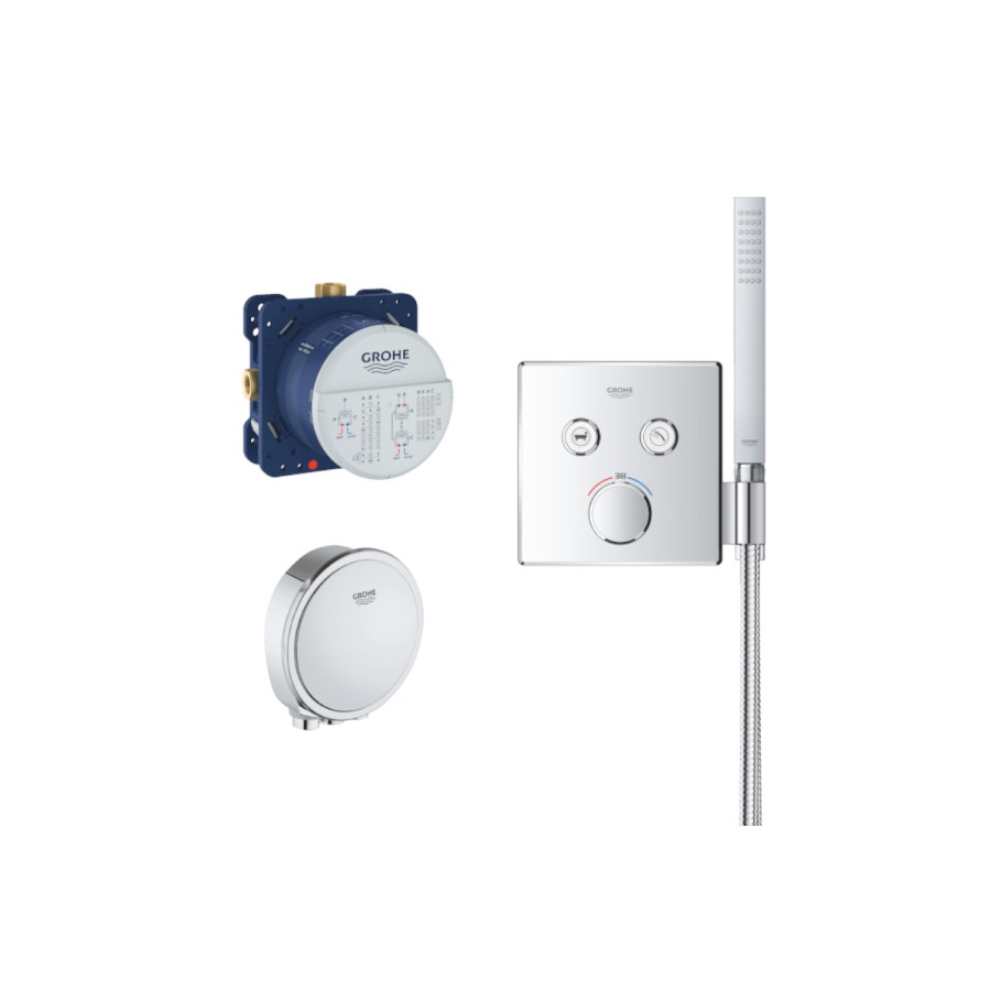 Grohe SmartControl Bath Shower Set - 2 Outlet