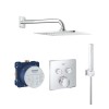 Grohe SmartControl Handheld and Head Shower Set