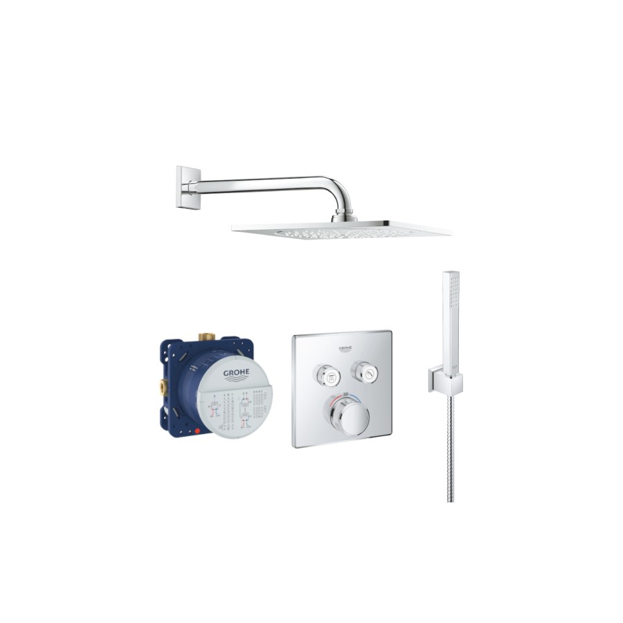 Grohe SmartControl Handheld and Head Shower Set