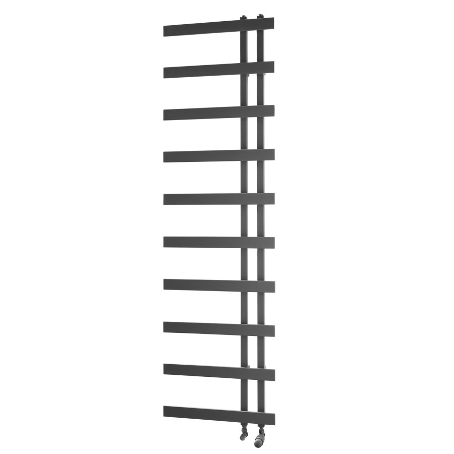 Anthracite Heated Towel Rail Radiator 1800 x 500mm - Horton