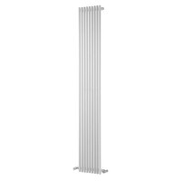 Iridio White Single Panel Vertical Radiator - 1800 x 300mm