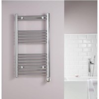 Towelrads MacCarthy Chrome Electric Towel Radiator 550 x 500mm Towelrads MacCarthy Chrome Electric Towel Radiator 550 x 500mm