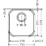 Single Bowl Undermount Chrome Stainless Steel Kitchen Sink - Franke ARX 110-33