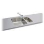 Carron Phoenix Zeta 105u 1 Bowl Chrome Stainless Steel Kitchen Sink