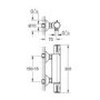 Grohe Grohtherm 800 Thermostatic Bar Shower Mixer