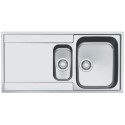 127.0305.146 Franke Maris 1.5 Bowl Inset Chrome Stainless Steel Kitchen Sink with Left Hand Drainer 