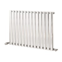 Dorney White Single Panel Horizontal Radiator - 600 x 832mm