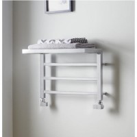 GRADE A1 - 350mm x 500mm Chrome Towel Rail - Holyport Range