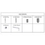 GRADE A1 - 350mm x 500mm Chrome Towel Rail - Holyport Range