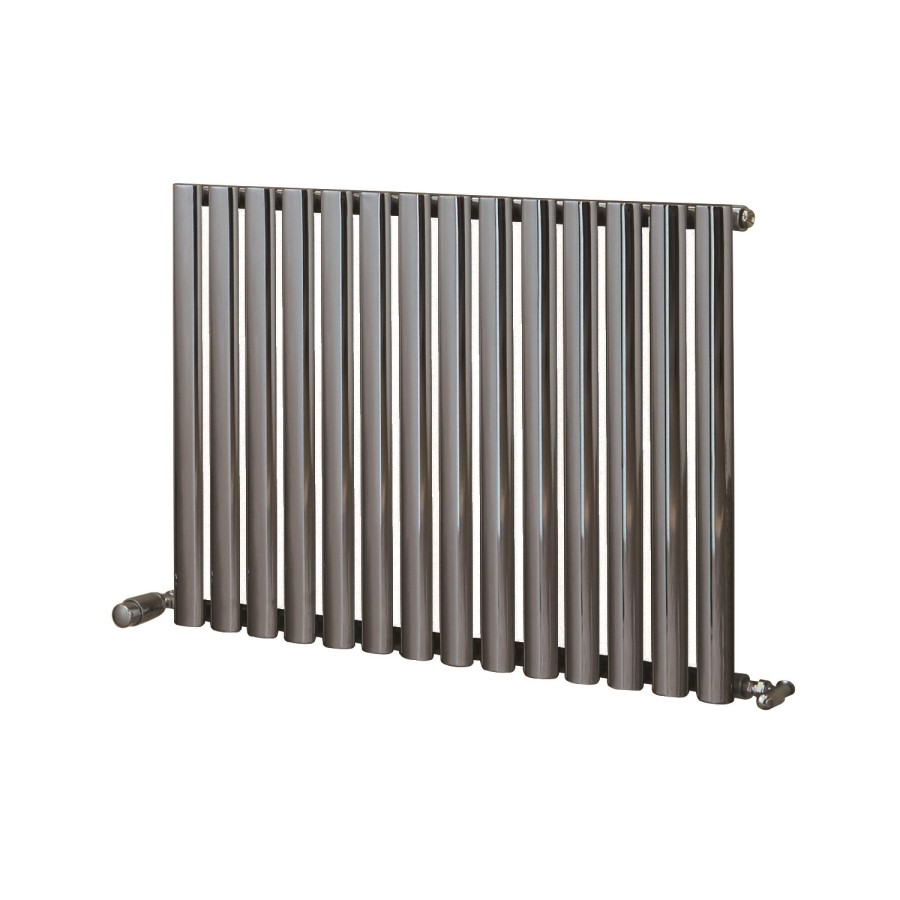 Dorney Anthracite Single Panel Horizontal Radiator - 600 x 832mm