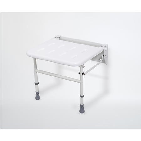 White Wall Mounted Folding Shower Seat Nymas Better Bathrooms