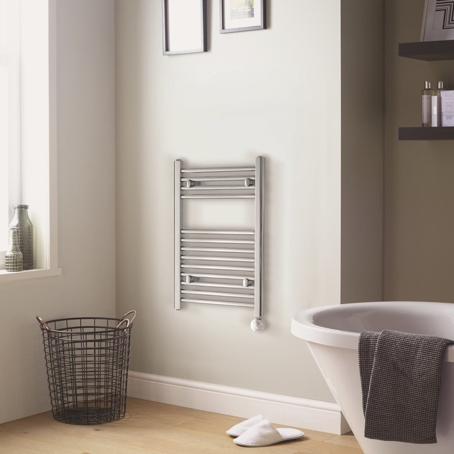 Towelrads Richmond Chrome Electric Towel Radiator 691 x 450mm