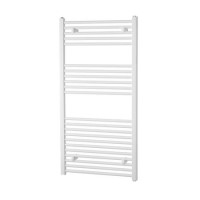 GRADE A1 - Richmond White Heated Towel Rail - 1186 x 450mm