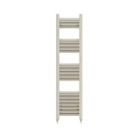 Eton Brushed Aluminium Heated Towel Rail - 1200 x 300mm