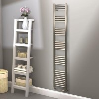 Towelrads Eton Brushed Aluminium Towel Radiator - 1800 x 300mm